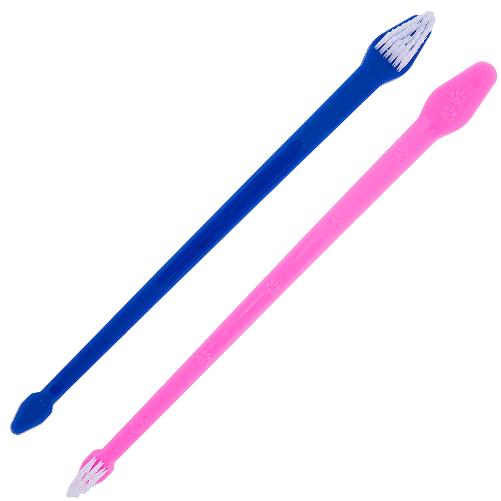 Dual-end Tooth Brushes 50 Count Pink/Blue by PetStore.Direct