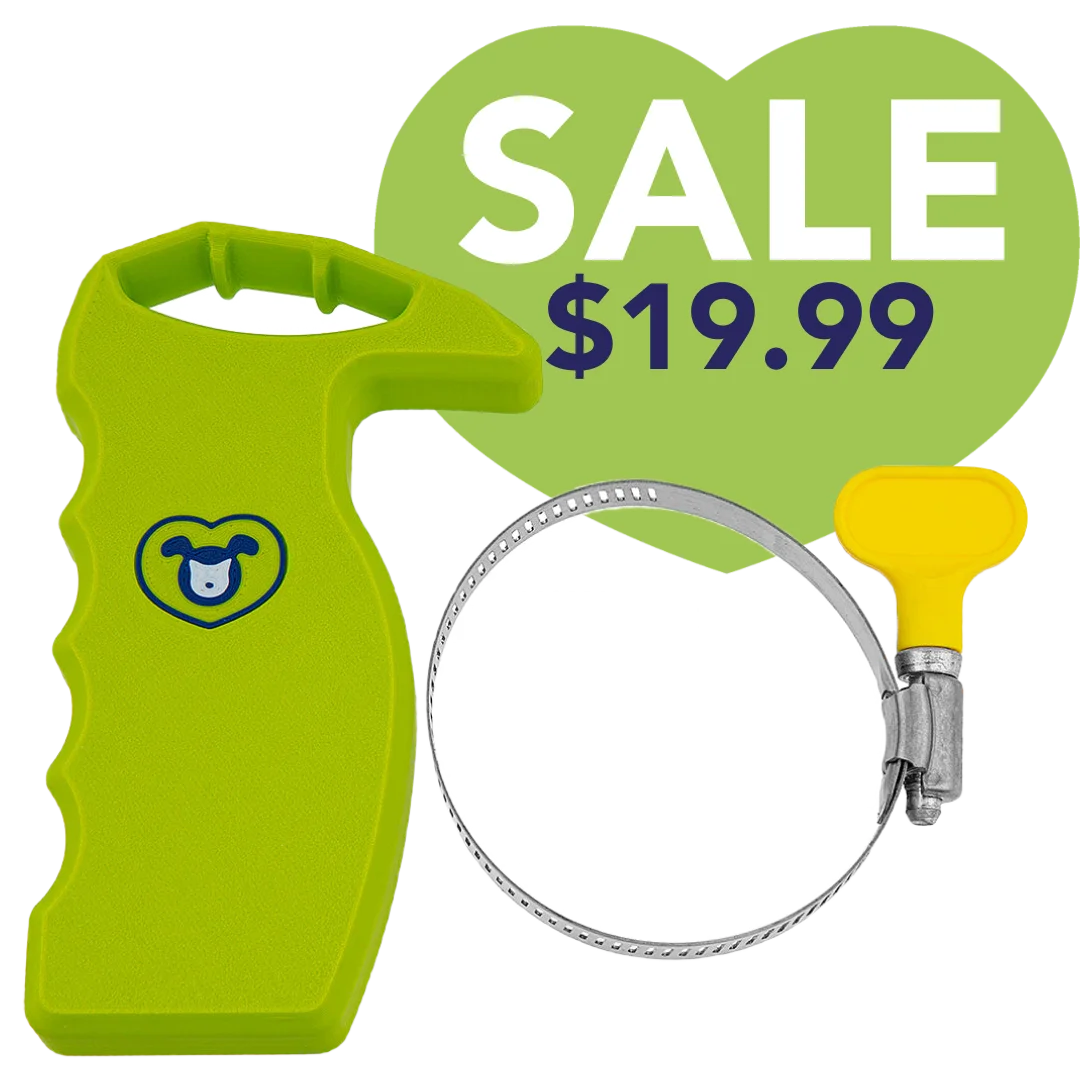 Furm Grip Dryer Handle Lime Green by PetStore.Direct