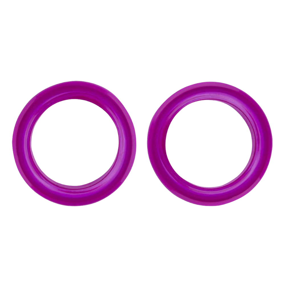 Pack of 2 Premium Scissor Finger Ring Inserts in Magenta by PetStore.Direct