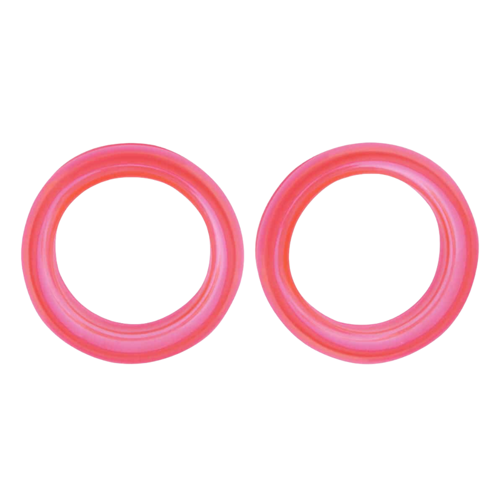 Pack of 2 Premium Scissor Finger Ring Inserts in Pink by PetStore.Direct