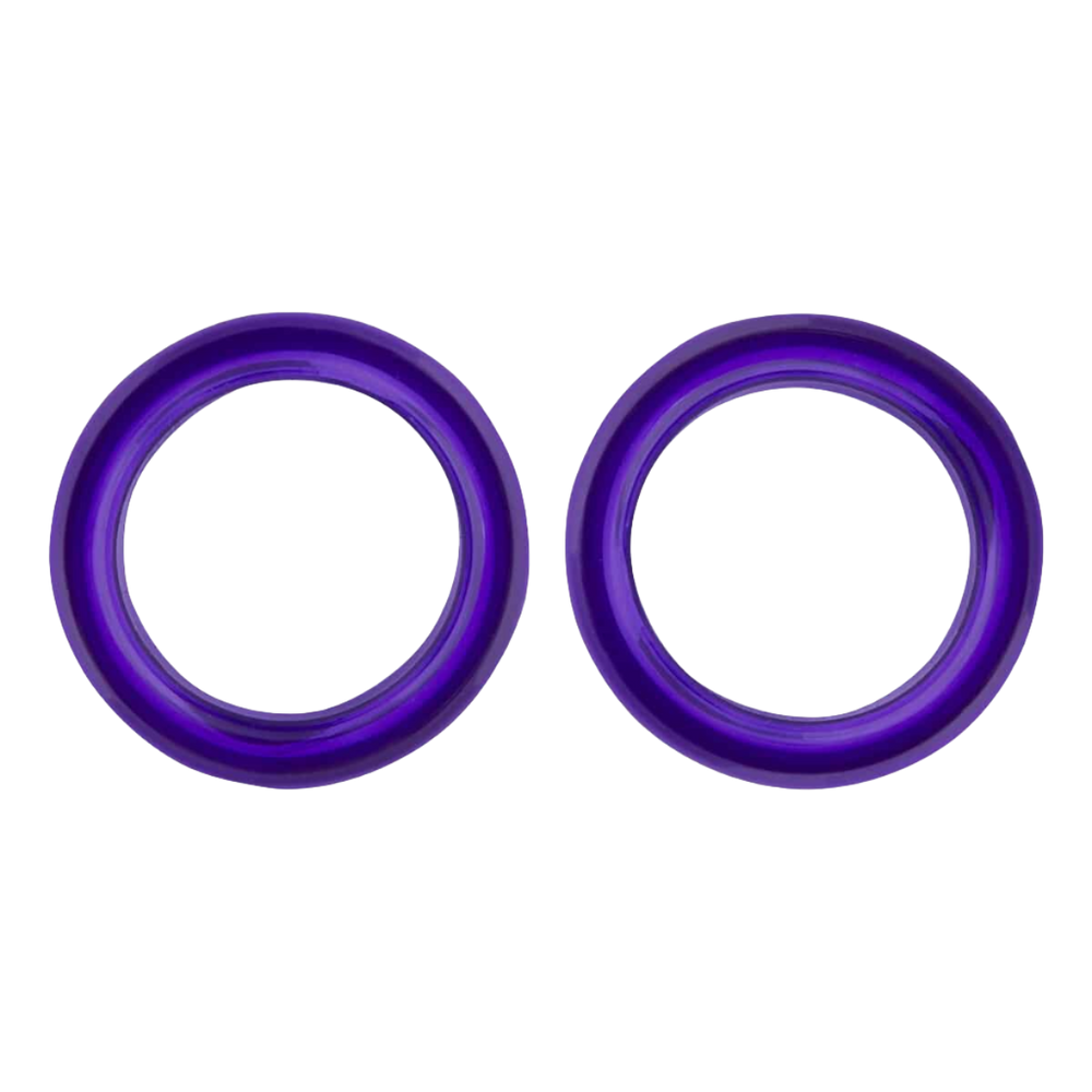 Pack of 2 Premium Scissor Finger Ring Inserts in Purple by PetStore.Direct