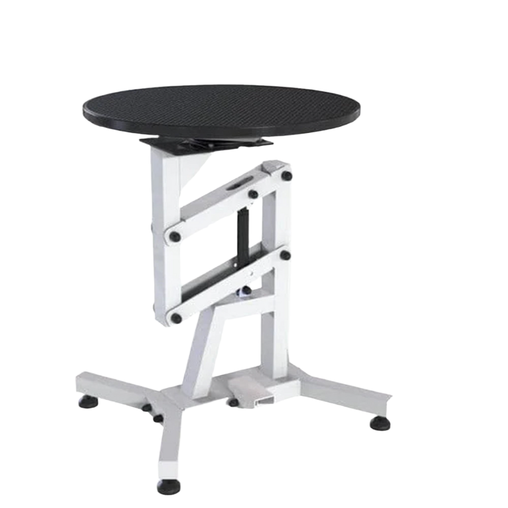 Round Air Lift Table - Black Top by PetStore.Direct