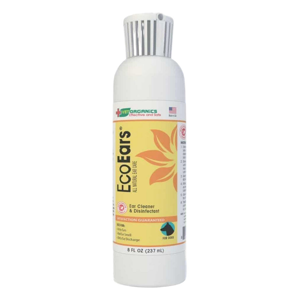 EcoEars Ear Cleaner 8oz by Vet Organics