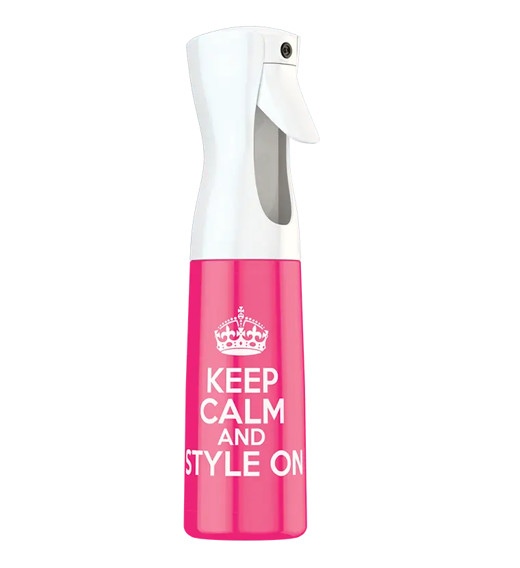 Continuous Spray Bottle Keep Calm Pink