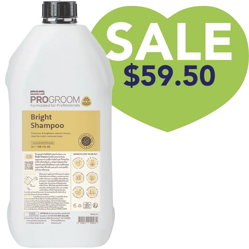 Bright Shampoo 5 Litre by Heiniger ProGroom