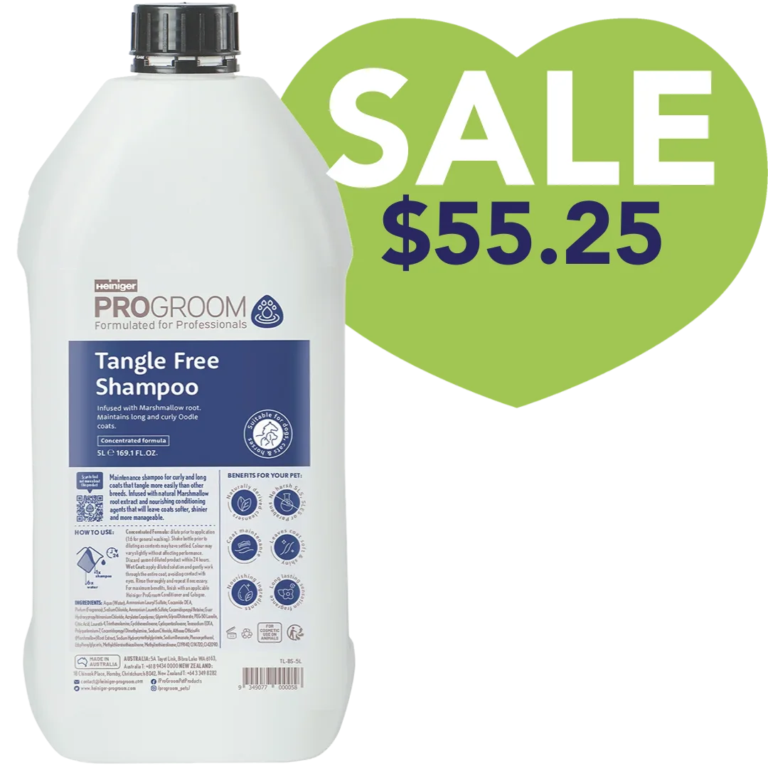 Tangle-Free Shampoo 5 Litre by Heiniger ProGroom