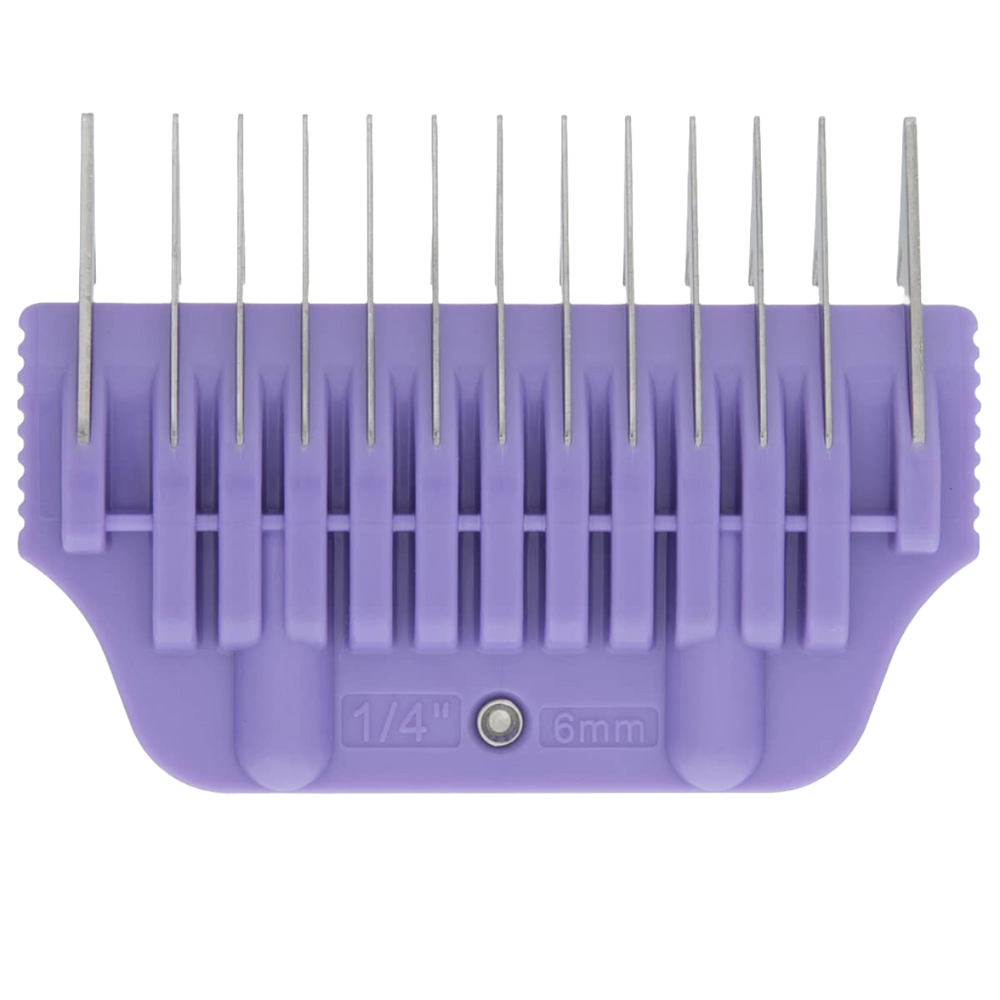 #4 1/4" Purple Wide Snap on Comb by PetStore.Direct