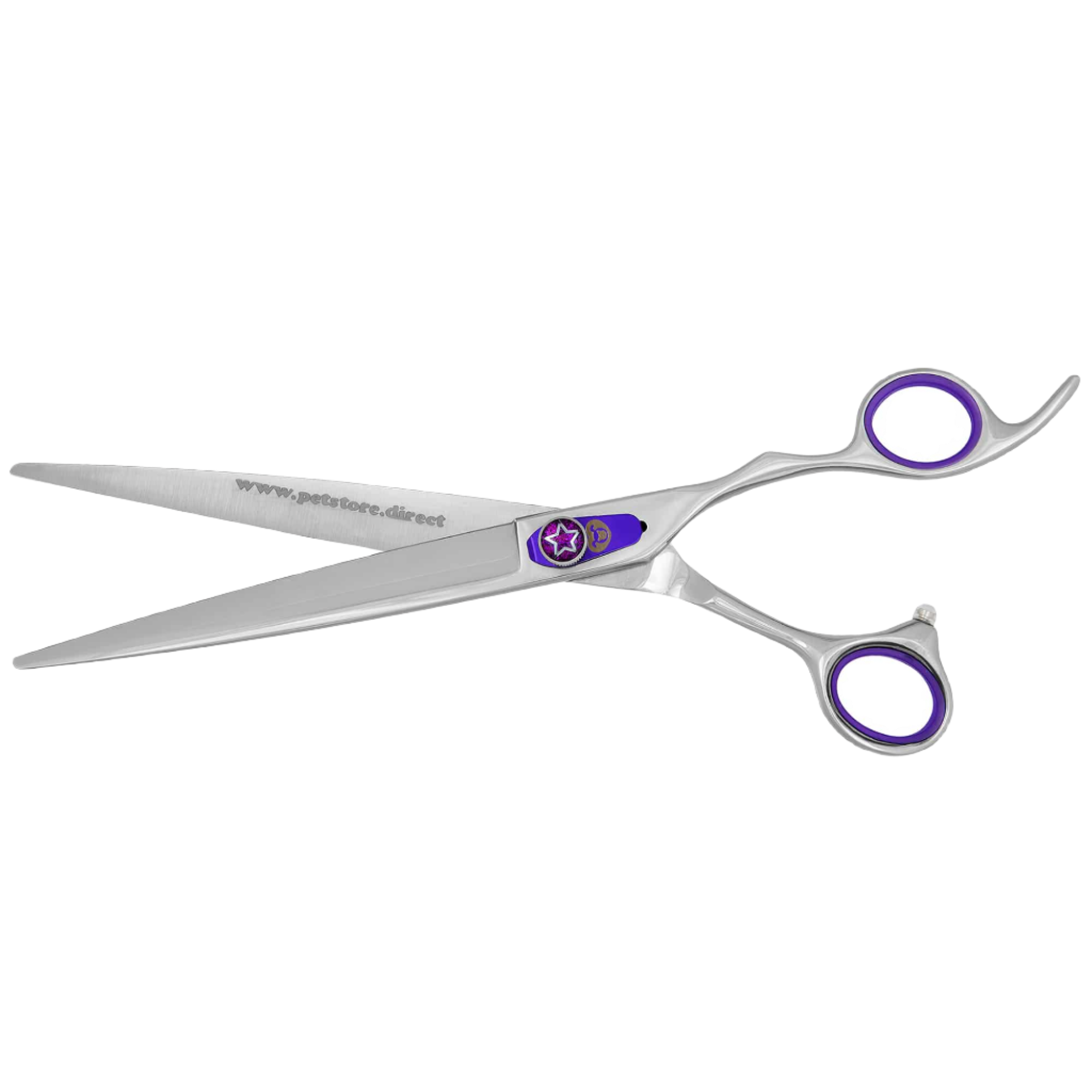 Purple 4 Grooming Shear Set in a Case by PetStore.Direct