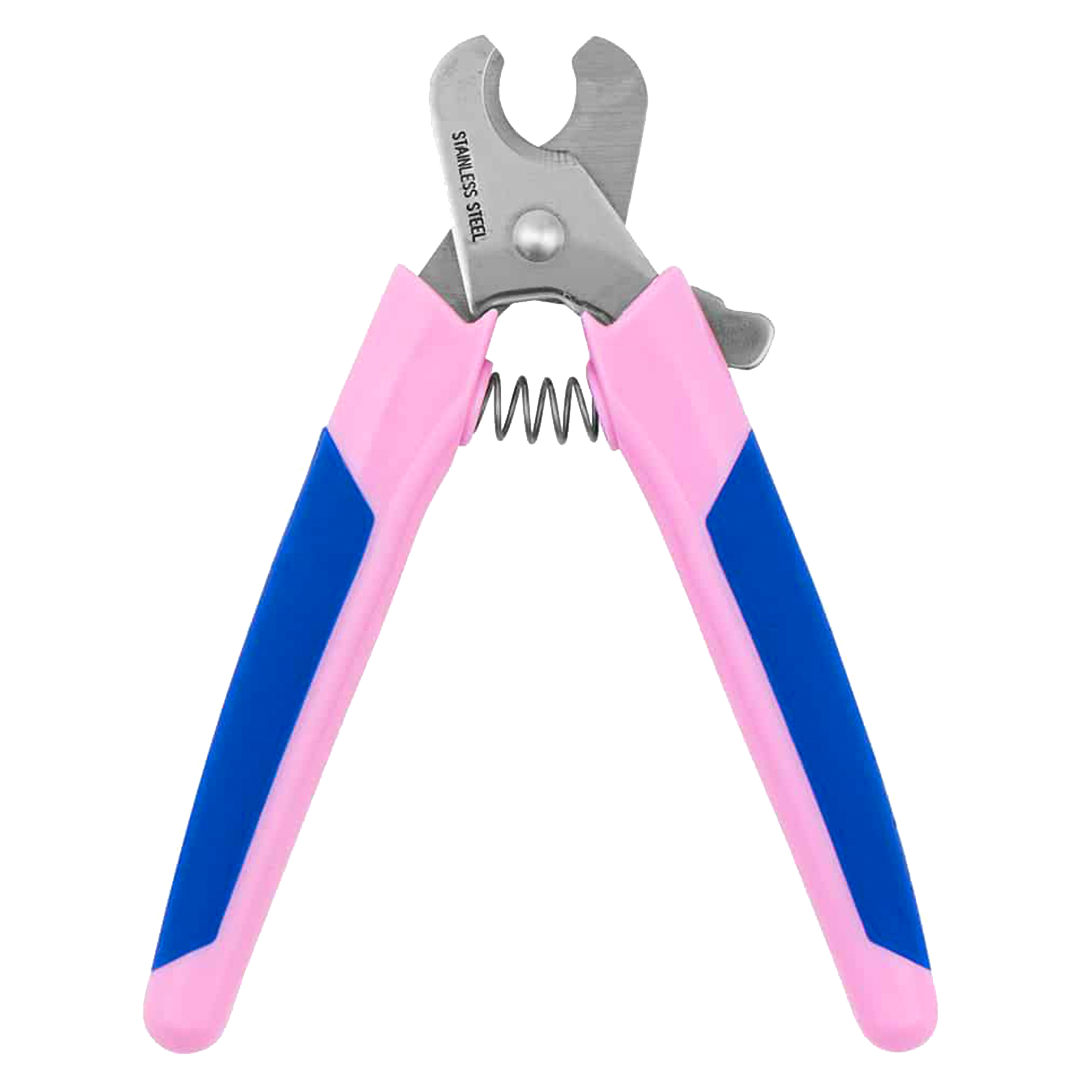 Small Nail Clipper Pink and Blue by PetStore.Direct