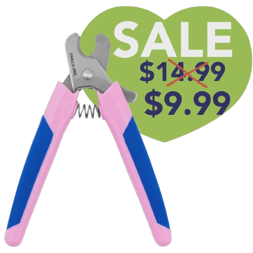 Small Nail Clipper Pink and Blue by PetStore.Direct