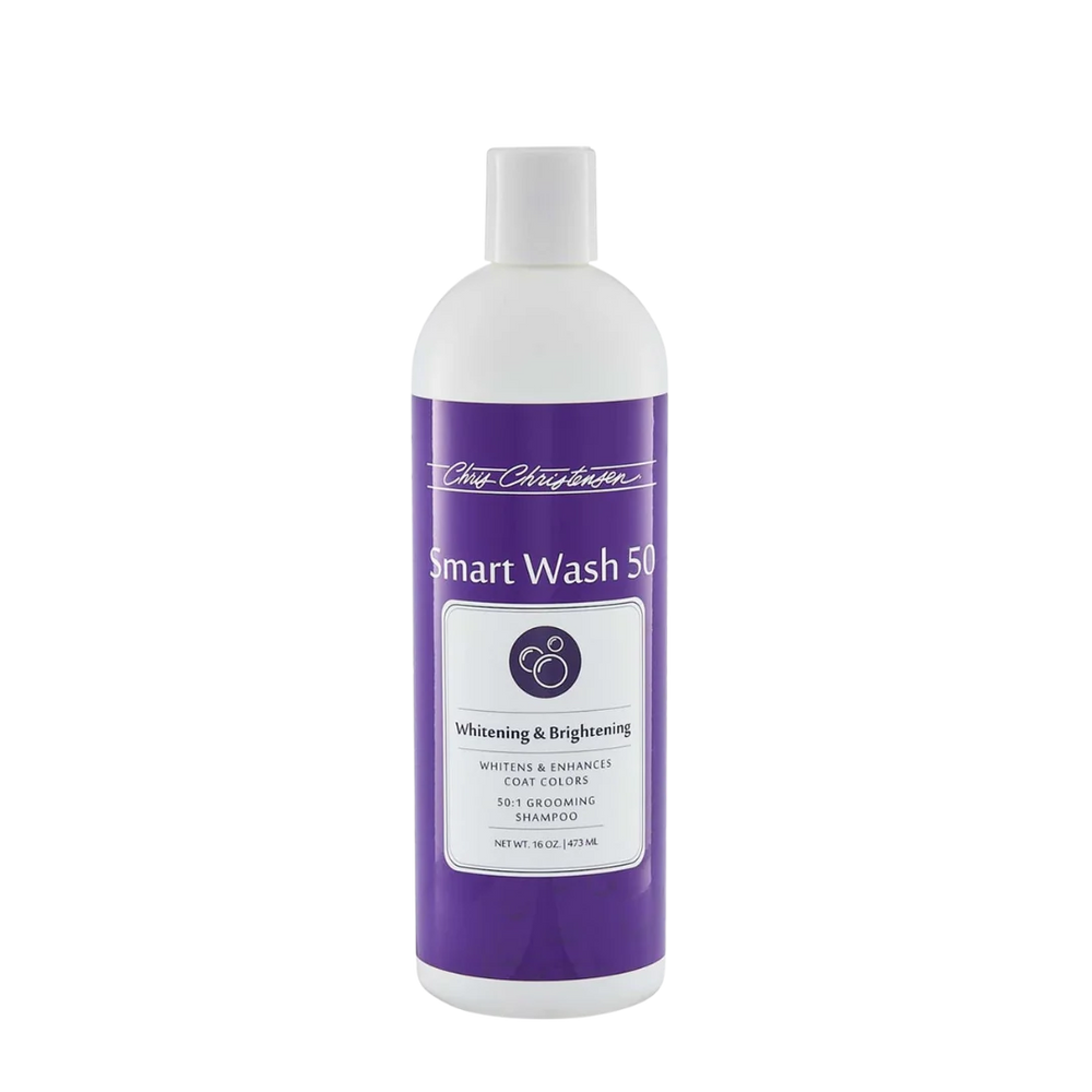 Smart Wash50 Whitening & Brightening Grooming Shampoo 16oz by Chris Christensen