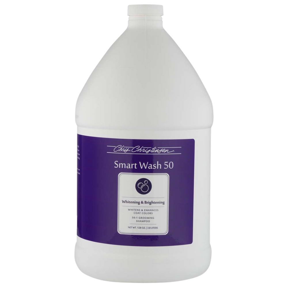 Smart Wash 50 Whitening & Brightening Grooming Shampoo Gallon by Chris Christensen