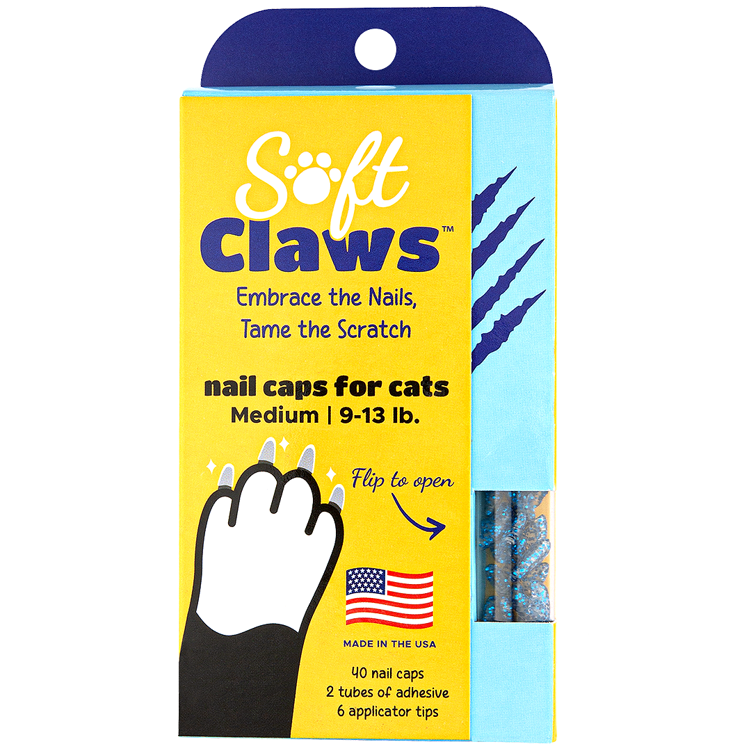 Blue Sparkle Feline Medium by Soft Claws