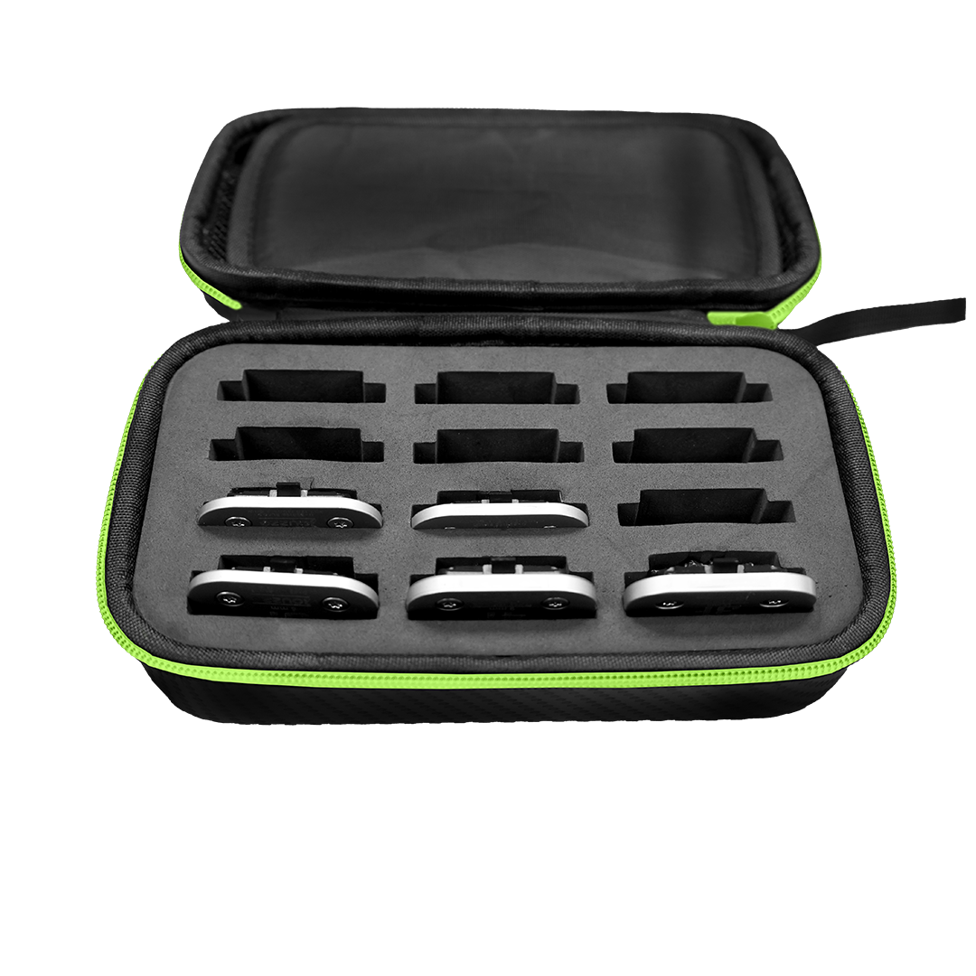 Blade Storage Case Green-Holds 12 Blades by Joyzze