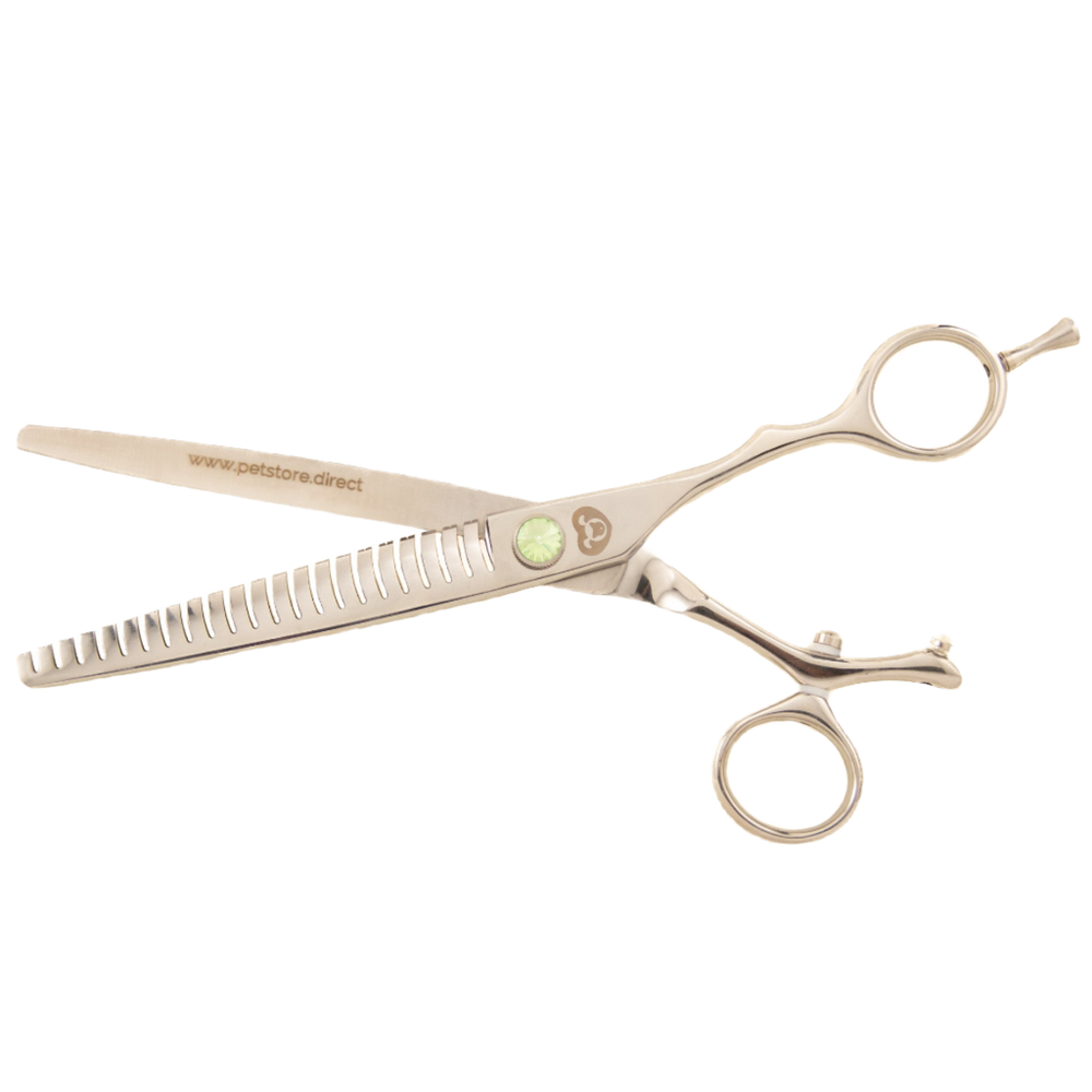 7.5" Swivel Curved V Teeth Chunker Shear by PetStore.Direct