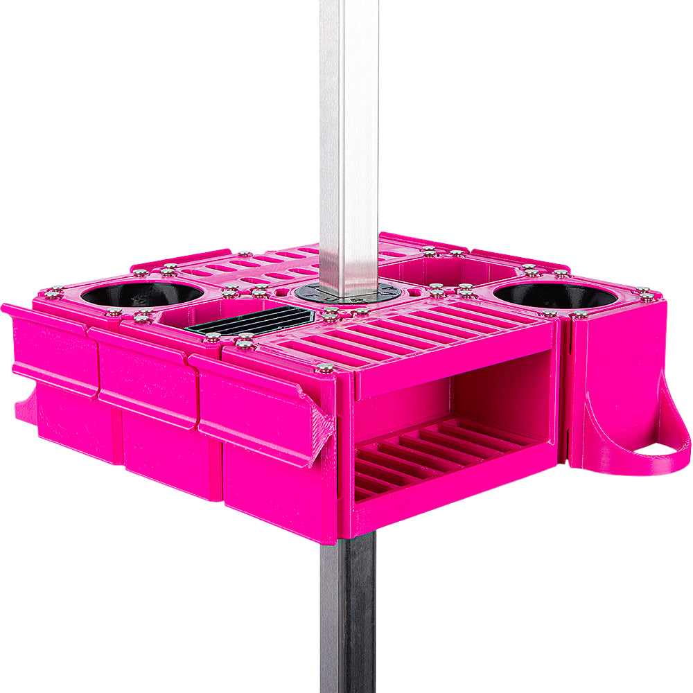 Custom Cube Tool Caddy Magenta by Vanity Fur