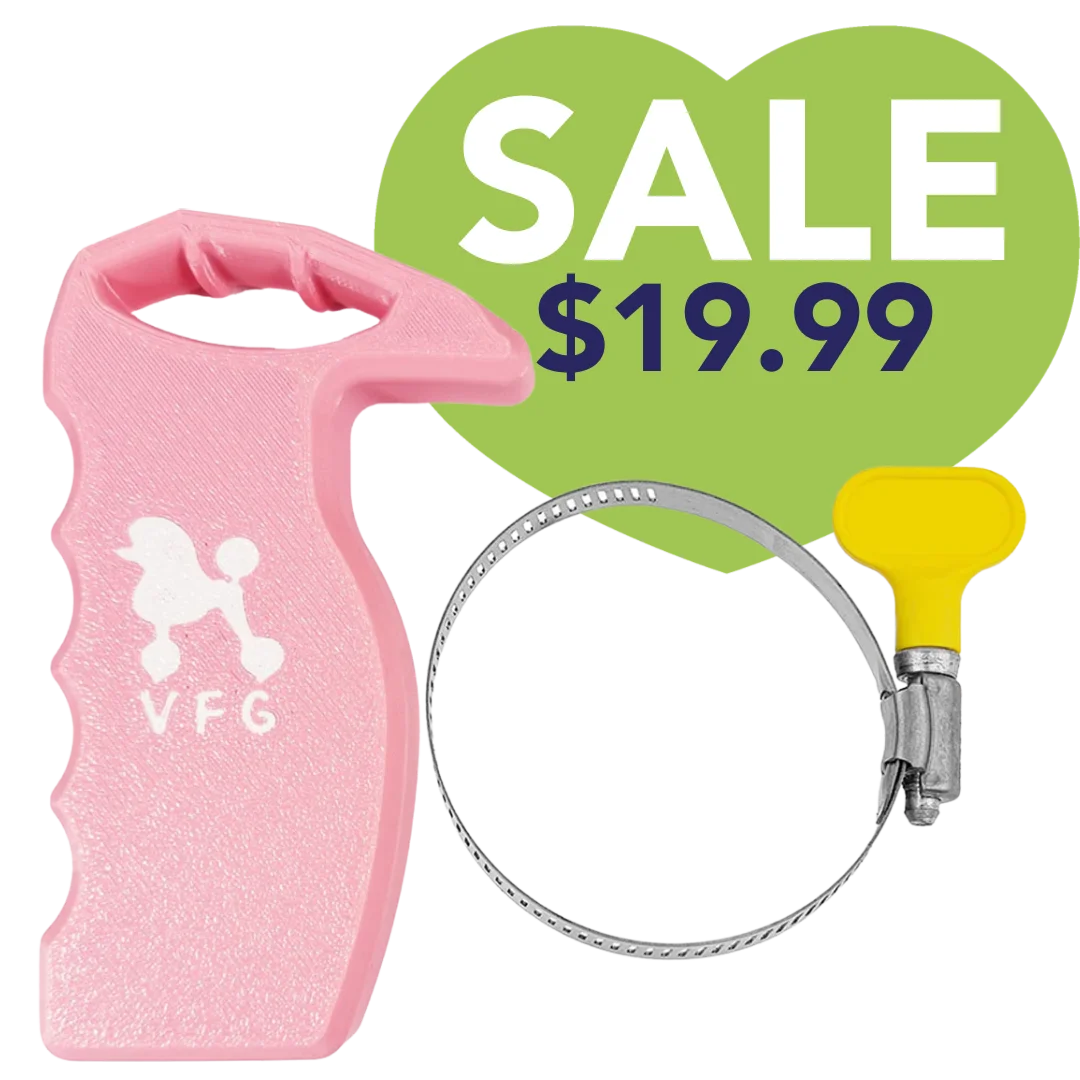 Furm Grip Dryer Handle Light Pink by Vanity Fur