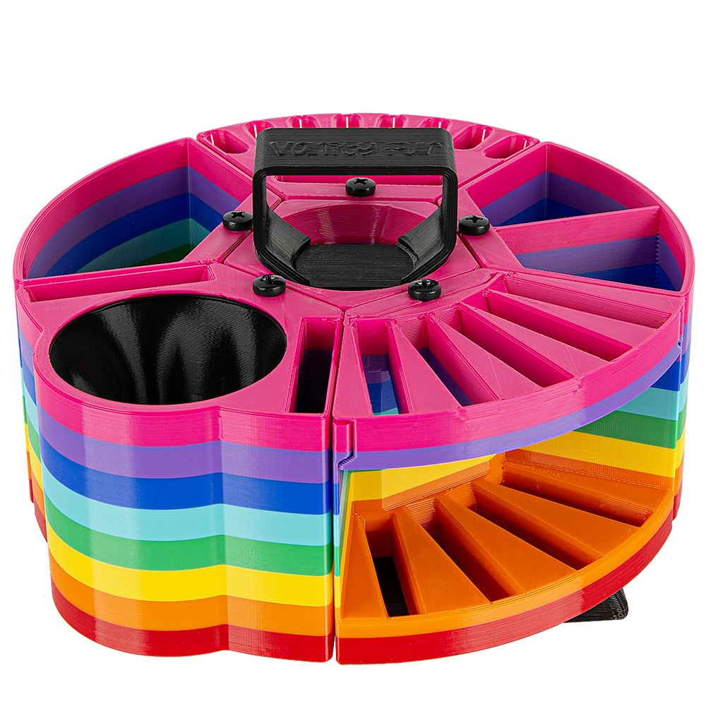 Houndabout Round Tool Caddy Rainbow by Vanity Fur