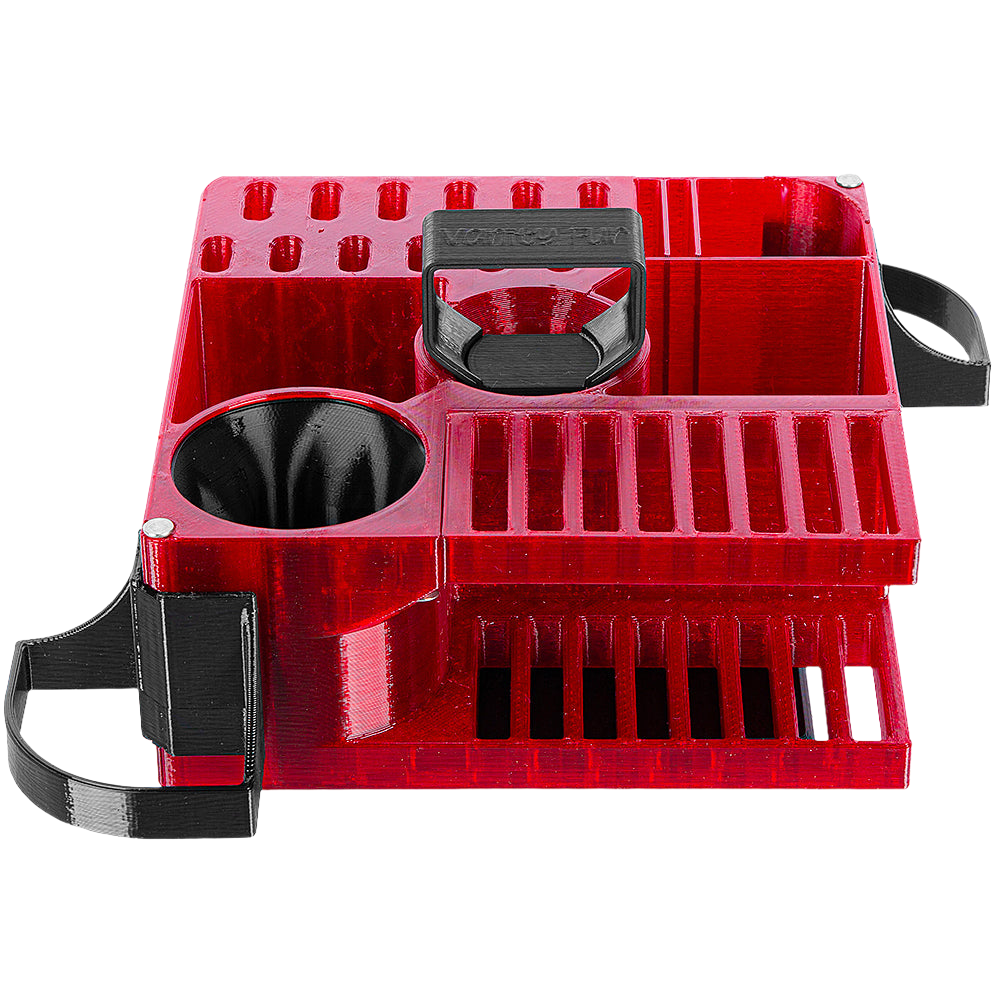 Mini Cube Tool Caddy Jolly Red by Vanity Fur