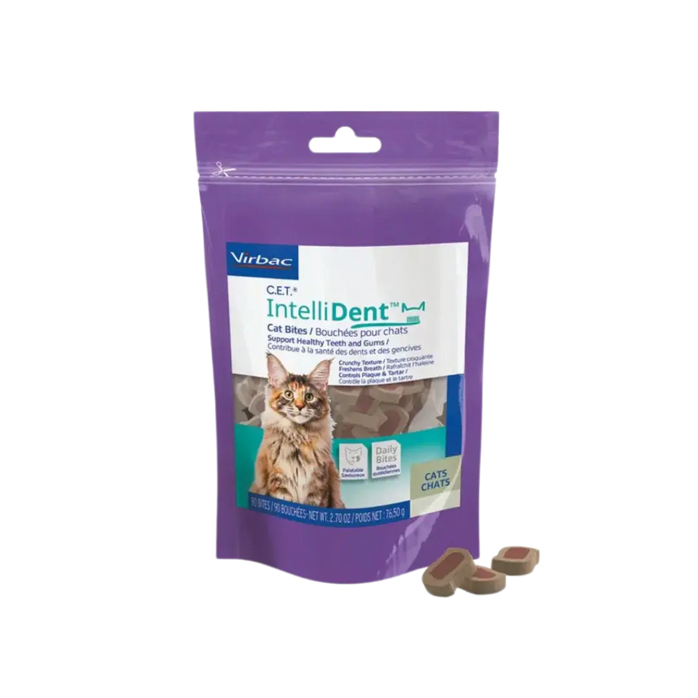 CET IntelliDent Cat Bites 2.7oz by Virbac Animal Health