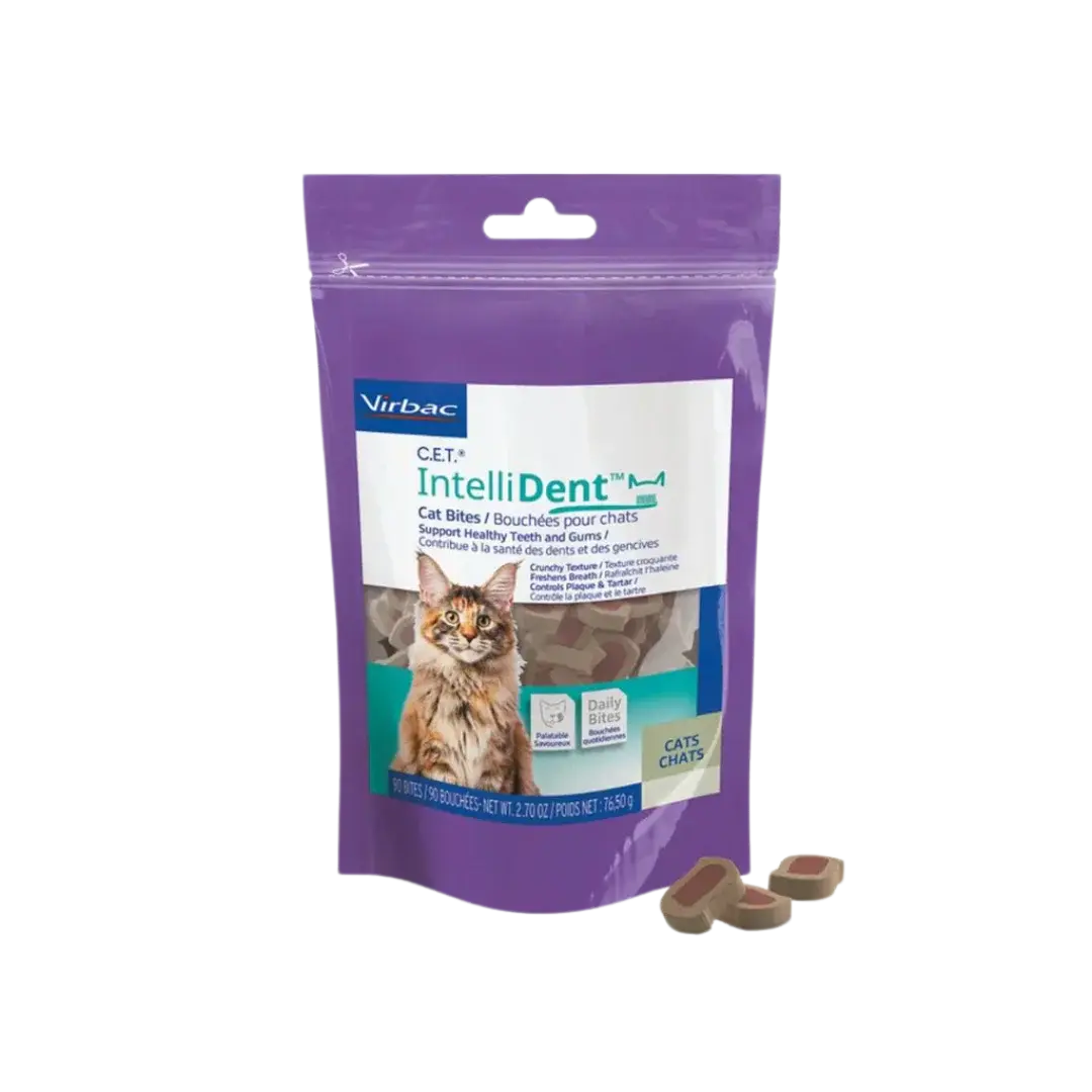 CET IntelliDent Cat Bites 2.7oz by Virbac Animal Health