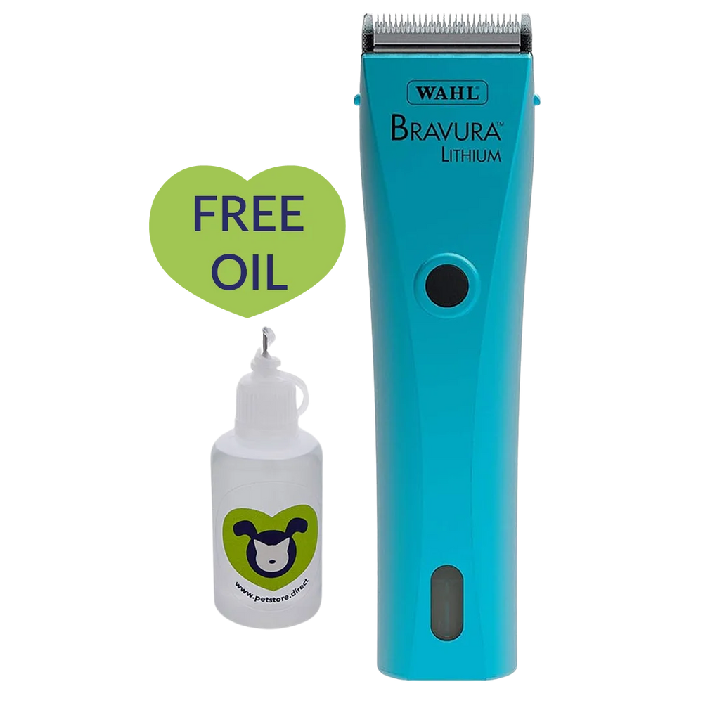 Bravura Lithium Cordless Clipper Turquoise + Free Oil by Wahl