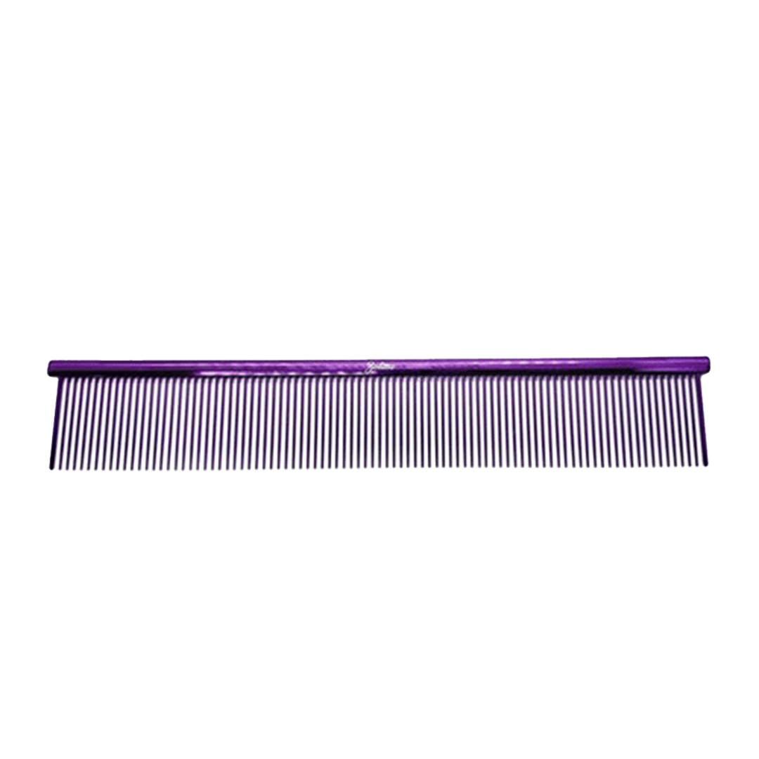 Fluffing Finishing Comb Metallic Purple 9