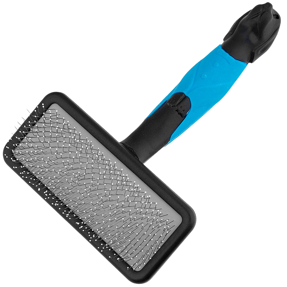 Mr. Slick Medium Slicker Brush with Protected Pins by Zolitta