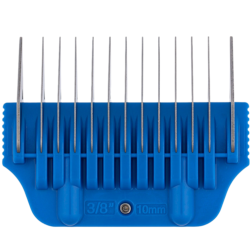 2 3/8" Blue Wide Attachment Comb 10mm by Zolitta