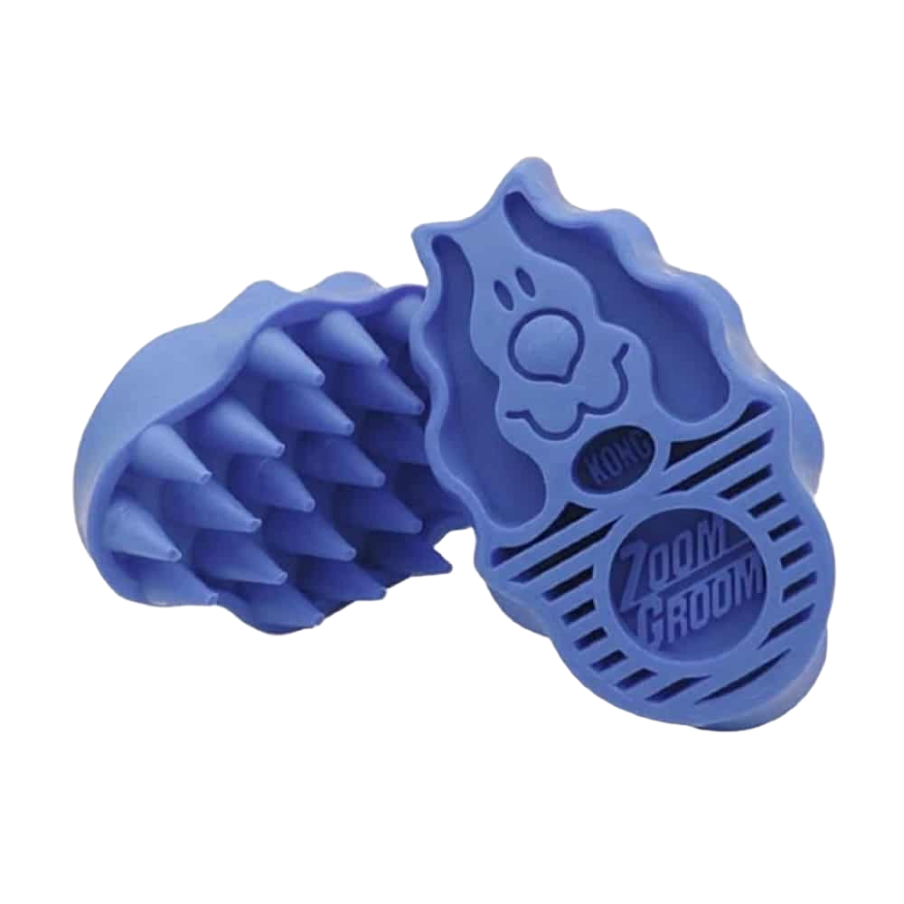 Small Bathing Brush for Puppies Blue by ZoomGroom