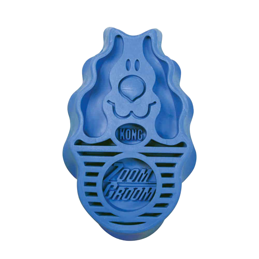 Large Bathing Brush for Dogs Blue by ZoomGroom