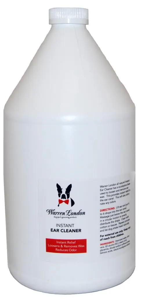 Instant Ear Cleaner for Dogs by Warren London - cleans odors and removes ear  wax
