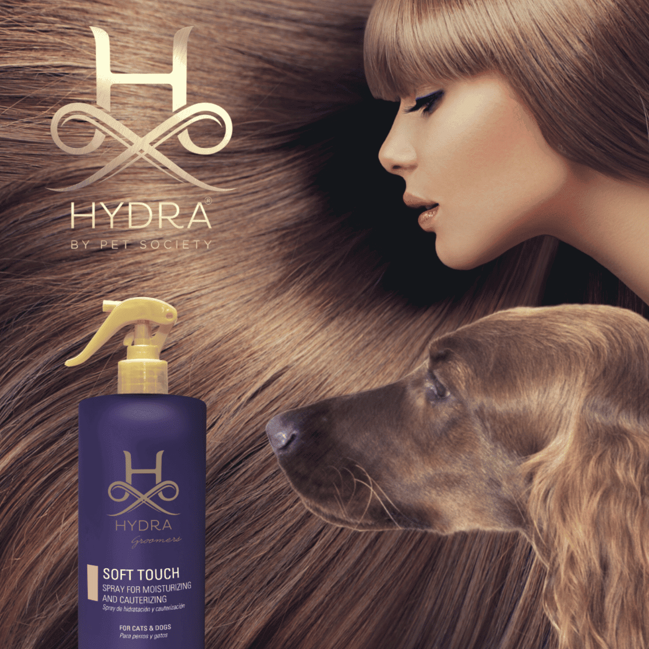 hydra groomers soft touch 500ml p - Busca na MBS PRO GROOMING