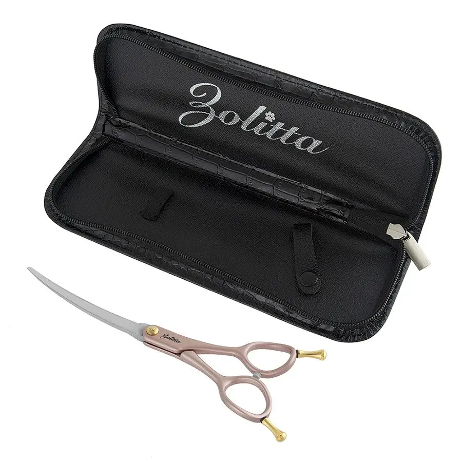 Colibri Super Curved Scissors Gold 6.5 by Zolitta