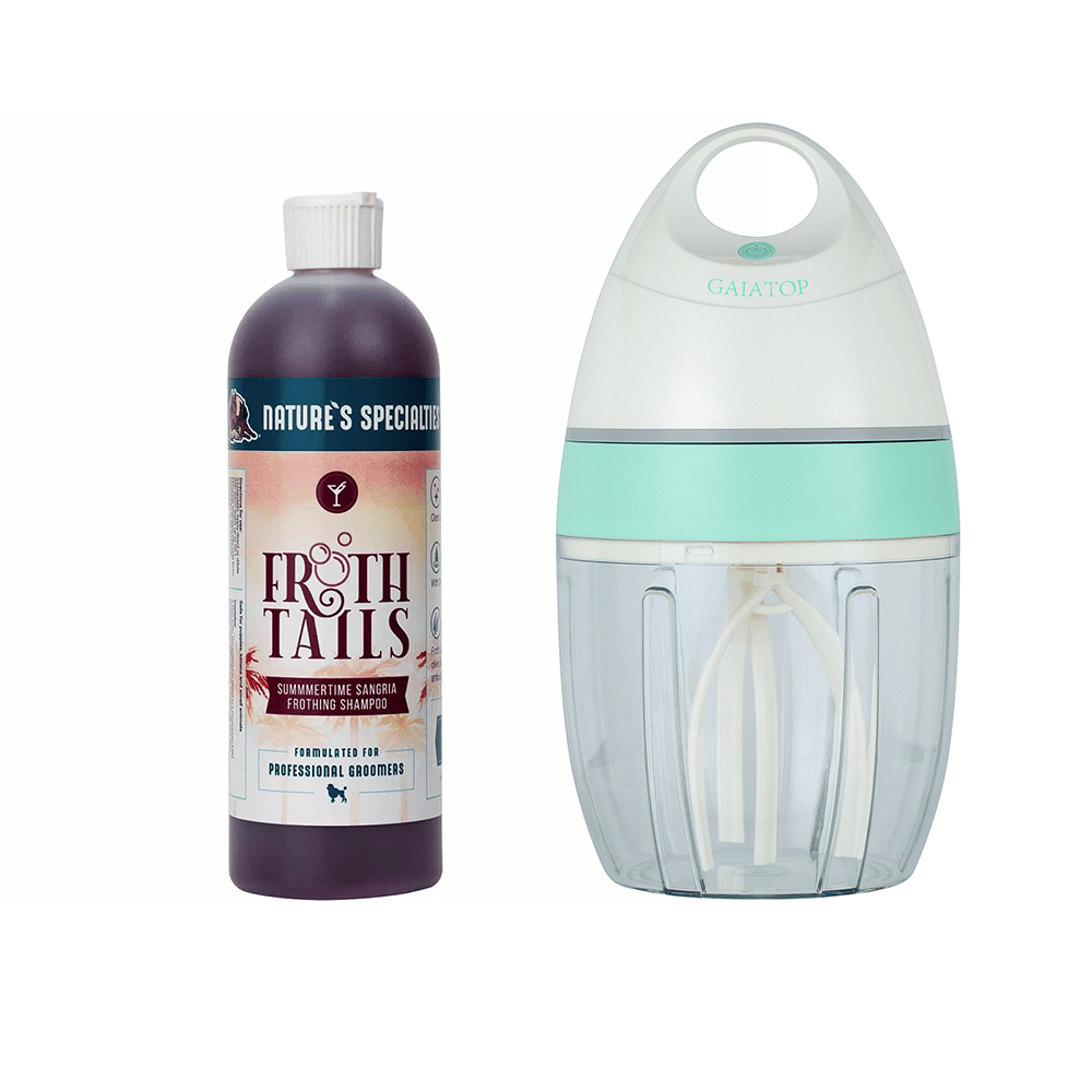 Nature's Specialties Froth Tails Electric Shampoo Frother