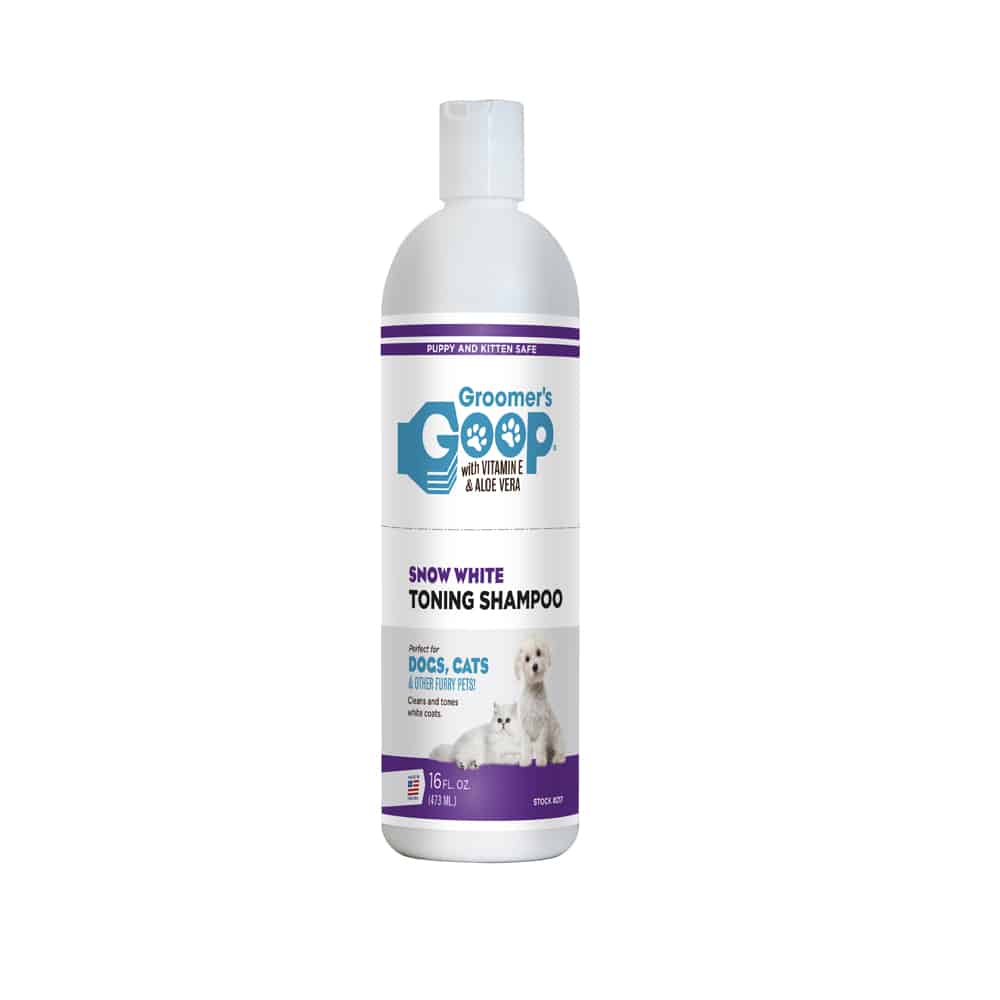 Snow White Toner Shampoo and 16oz Goop Conditioner by Groomer\'s