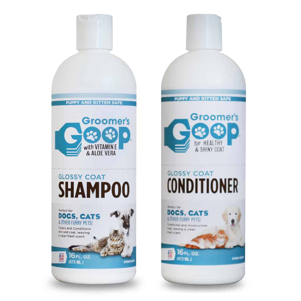 Glossy Shampoo and Conditioner 16oz by Groomer's Goop