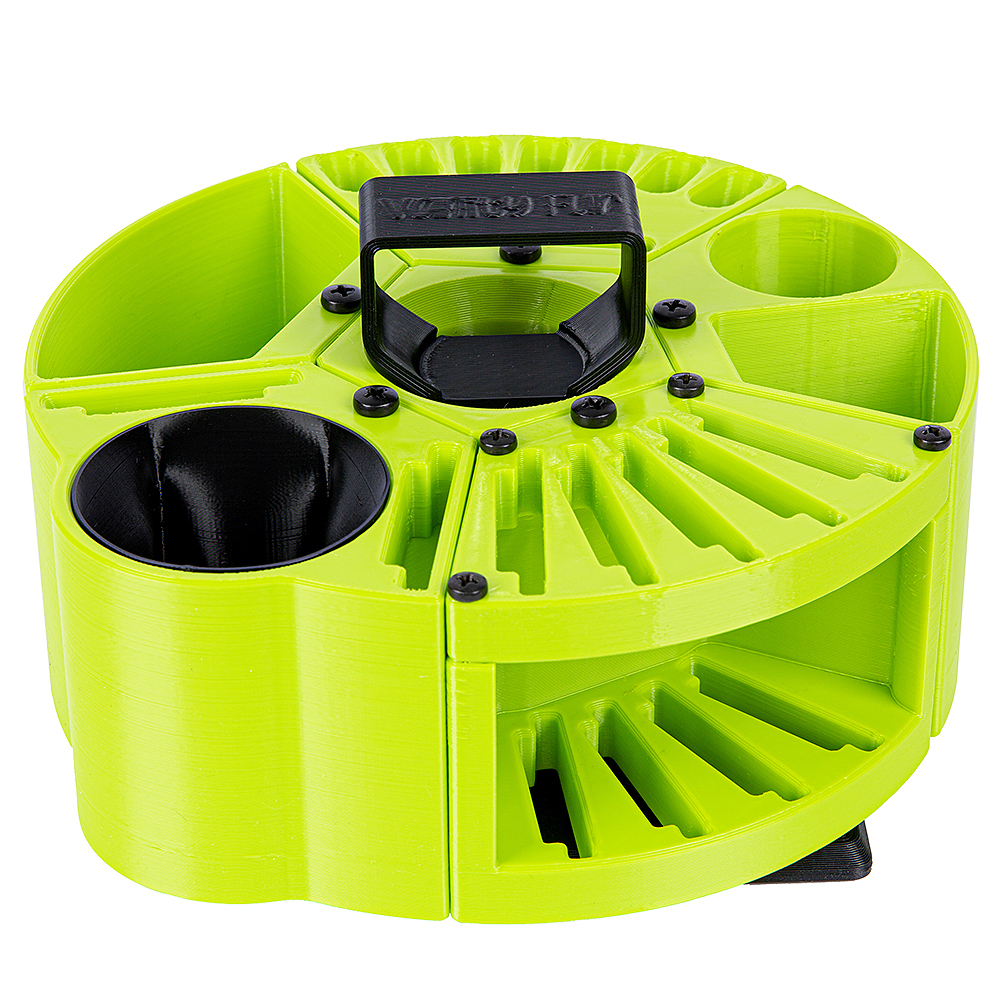 Houndabout Round Tool Caddy Lime Green by Vanity Fur