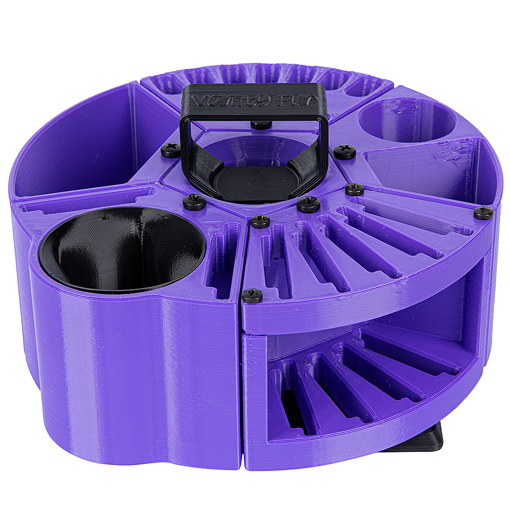 Houndabout Round Tool Caddy Purple by Vanity Fur